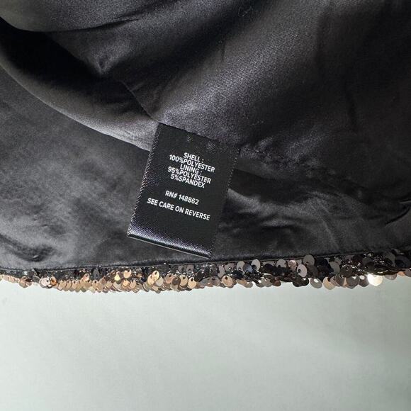 Torrid Sequin Drape Jacket Two Tone 1/2 - Picture 8 of 9